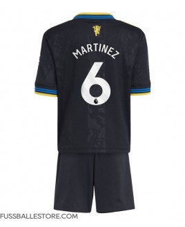 Günstige Manchester United Lisandro Martinez #6 3rd trikot Kinder 2025-26 Kurzarm (+ Kurze Hosen)